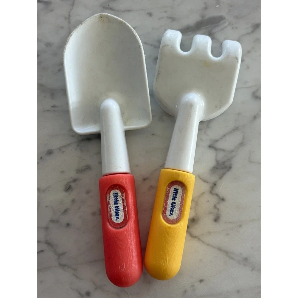 Little Tikes Garden Tool Rake & Shovel Gardening Sand Play Toy Dirt Dig Play Toy